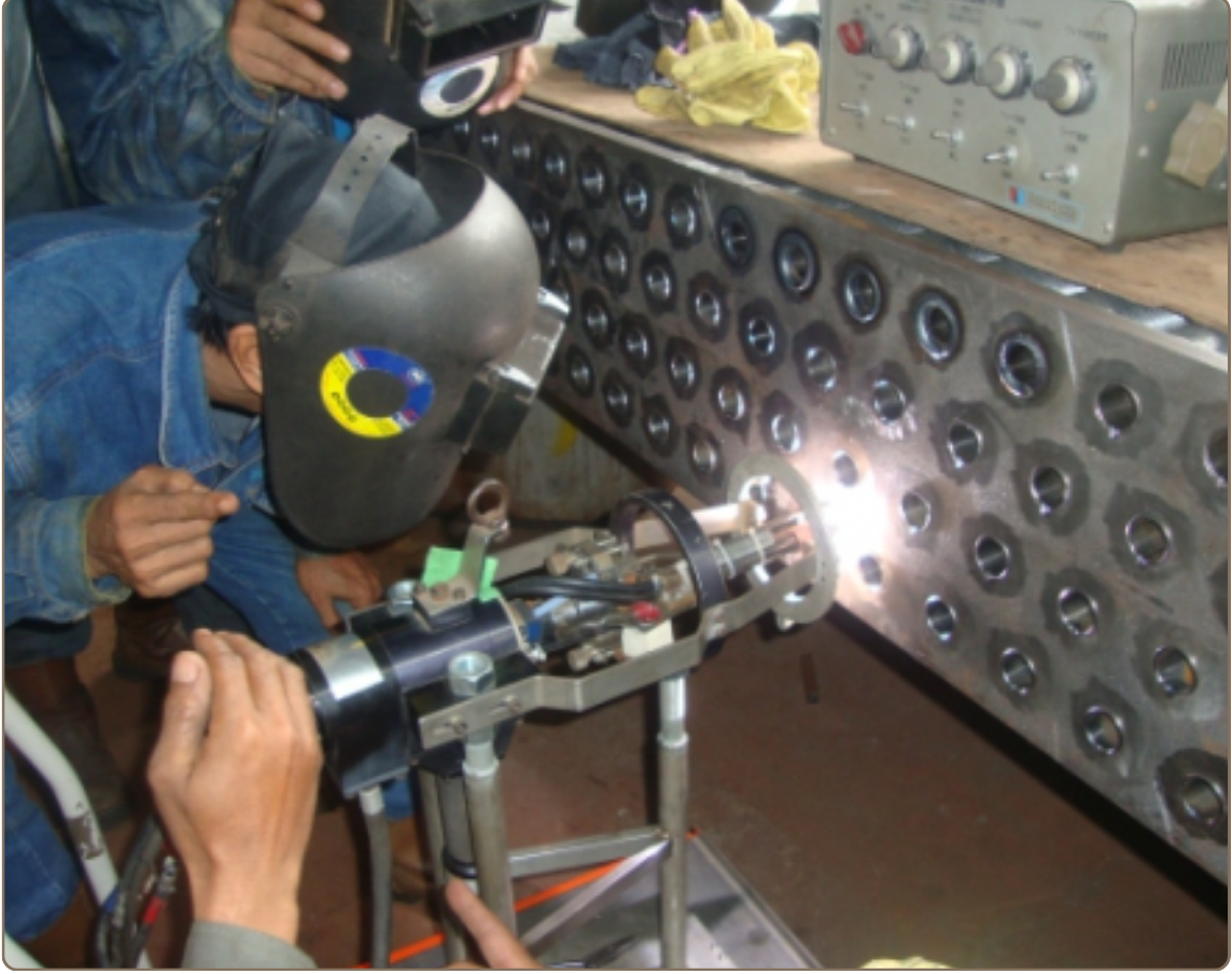 Automatic Orbital Tube Expanding work